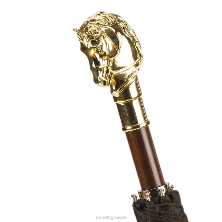 ομπρέλα | PASOTTI 64 6768-3 w41or - χρυσή πτυσσόμενη ομπρέλα αλόγων 2N6B8181 άνδρες